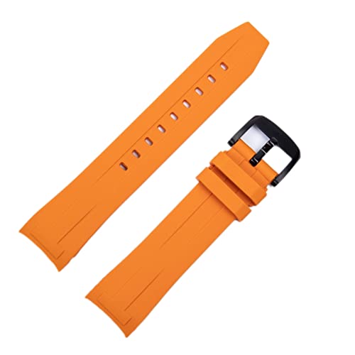 BONOOL 22 mm weiches Silikon-Uhrenarmband für Tissot, Armband für T120 Seastar T120417A, 45,5 mm Zifferblatt, Gummi-Sportarmband von BONOOL