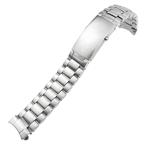 BONOOL 316L Edelstahl-Uhrenarmband, passend für Omega Speedmaster 007, Seamaster 300 AT150 Planet Ocean, Speedmaster-Uhrenarmband, solide Armbänder, 18 mm, 20 mm, 22 mm von BONOOL