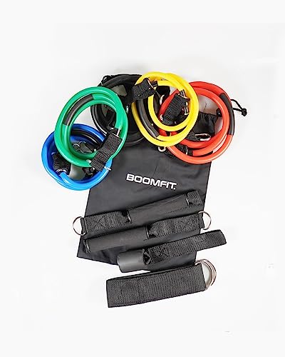 BOOMFIT Unisex-Erwachsene Conjunto 5 Bandas de Resistencia Set mit 5 Widerstandsbändern, Mehrfarbig, One Size von BOOMFIT
