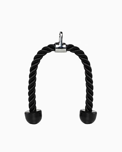 BOOMFIT Unisex-Erwachsene Corda de Triceps Fitnessstudio-Zubehör, Black, One Size von BOOMFIT