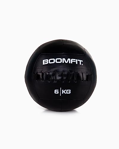 BOOMFIT Unisex-Erwachsene Wall Ball 6Kg Wandball, Black, One Size von BOOMFIT