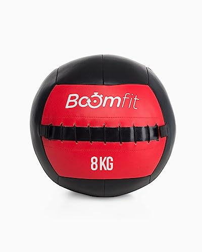 BOOMFIT Unisex-Erwachsene Wall Ball 8Kg Wandball 8 kg, Black, One Size von BOOMFIT