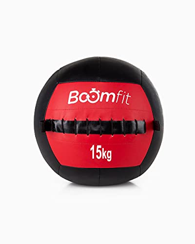 BOOMFIT Unisex-Erwachsene Wall Ball Gewichtsbälle, Black, One Size von BOOMFIT