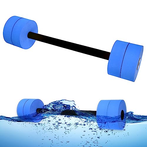 BOOSTEADY Wasserhantel Aquahanteln für Wasserübungen Wasser Fitness Hanteln mit 4 Poolgewichten aus Eva Schaum für Männer Frauen Wasser Fitness, Lange von BOOSTEADY