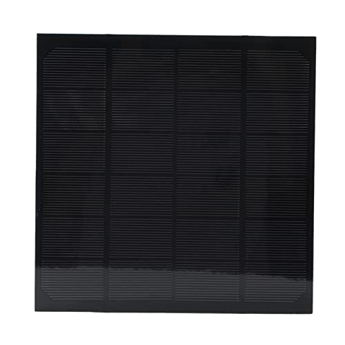 BORDSTRACT 6V 4,5W Photovoltaik-Panel, tragbares monokristallines Silizium-Solarpanel, 165 x 165 mm/6,5 x 6,5 Zoll Mini-Solarpanel-Modul für Zuhause, Heimwerker von BORDSTRACT
