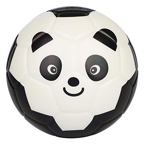 Borpein 15,2 cm großer Mini-Fußball, niedliches Tier-Design, weicher Schaumstoffball für Kinder, weich und federnd, perfekte Größe für Kinder zum Spielen, panda von BORPEIN