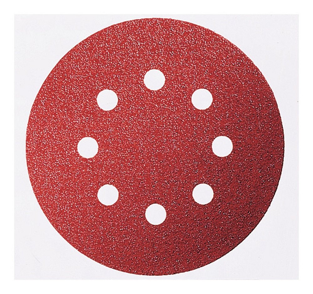 BOSCH Schleifpapier, (5 Stück), C430 Schleifblatt Klett 8 Löcher K40 - 115 mm - 5er-Pack von BOSCH