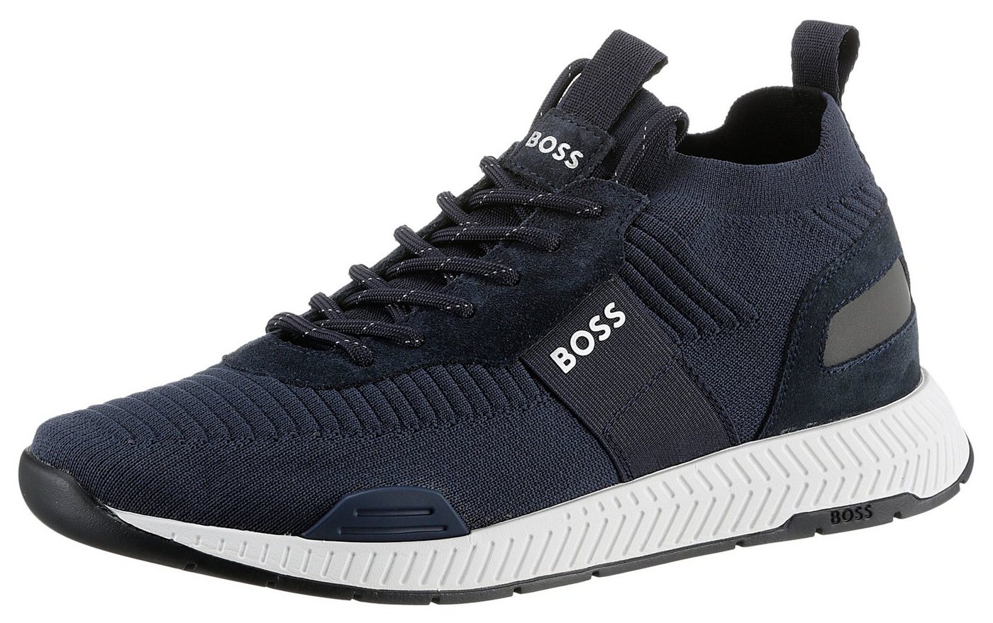BOSS Titanium_Runn Slip-On Sneaker mit elastischem Einstieg, Freizeitschuh, Halbschuh, Schlupfschuh von BOSS