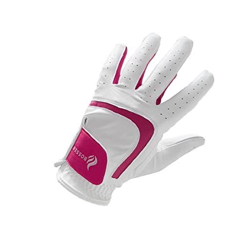 BOSSER Golfhandschuhe Damen aus Leder mit Extra Lindernder Wirkung für die Linke Hand- Größe L von BOSSER
