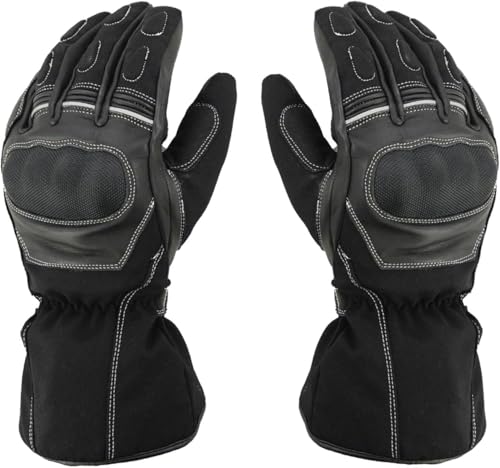 BOSmoto Motorradhandschuhe Regen Touring Motorrad Handschuhe (XL) von BOSmoto