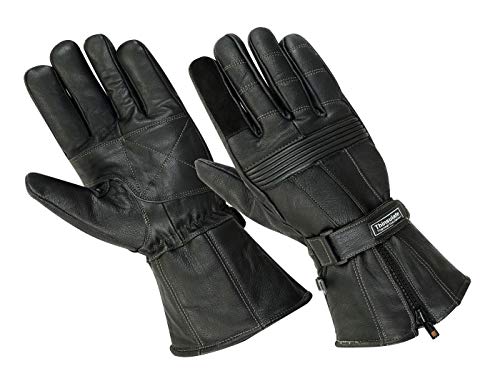 BOSmoto Ziegenleder Motorradhandschuhe Motorrad Schutz Handschuhe Mit Schutzhülle Professionelle Motorradschutzhandschuhe (XL) von BOSmoto