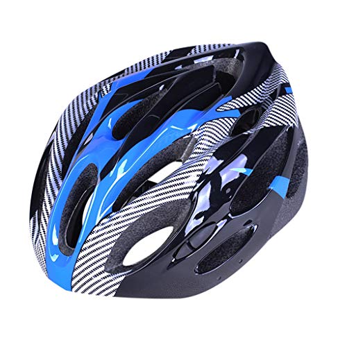 BOTCAM Adult Helm MTB Radfahren Road Outdoor-Sport Fahrrad Berghelmets Sport Sportschutzbrille Über Brille (Blue, One Size) von BOTCAM