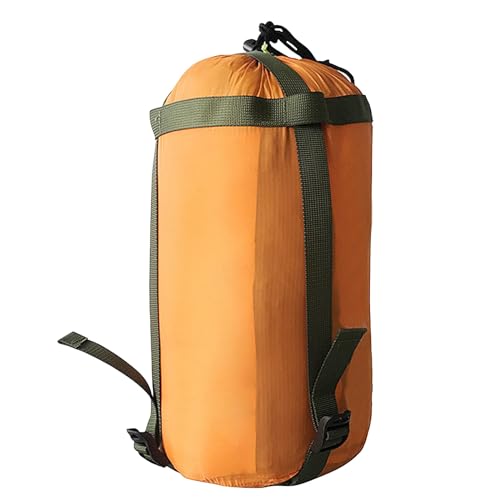 BOTCAM Camping-Schlafsack, 34-Jahreszeiten-Schlafsack für Outdoor-Wanderungen, Rucksackreisen, perfekt für Reisen, leichte, Schlafsäcke mit Umschlag für Erwachsene und Mädchen (Orange, One Size) von BOTCAM