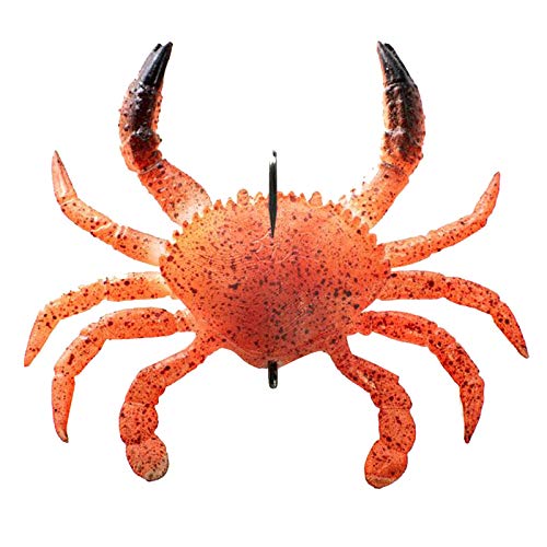 BOTCAM Crab Bait Tackles Simulation Fishing Blackfish Fishing Anzahl Wirbel Hund (Orange, One Size) von BOTCAM