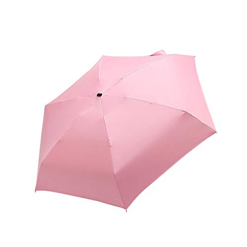 BOTCAM Flachbildschirm Sonnenschirm Bett leichte Regenausrüstung Regenschirm Blau Gelb (Pink, One Size) von BOTCAM