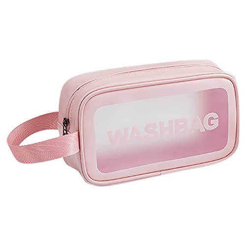 BOTCAM Griffe Für Taschen S-Sets Waschbeutel mit für Reisen Make-up-Taschen multifunktionale wasserdichte PVC-Aufbewahrungstasche Taschen Set Damen Groß (Pink, One Size) von BOTCAM