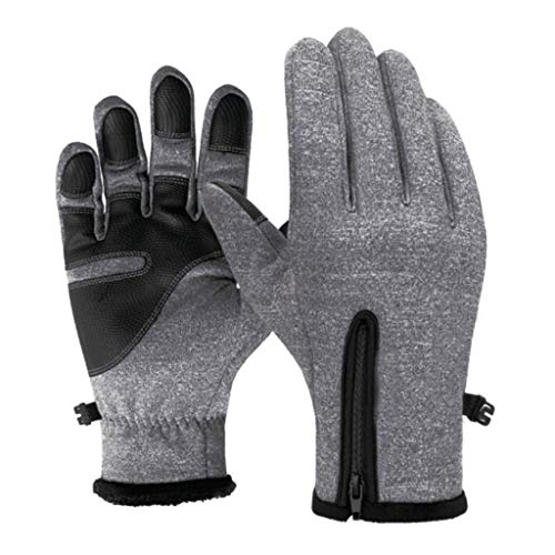 BOTCAM Induktion Outdoor-Wintersport Winddicht Unisex Handschuh Sportschutzbrillen Für Herren (Grey, S) von BOTCAM