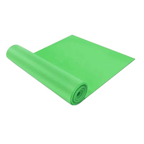 BOTCAM Pilates Stretch Resistance-Übungen 1.5m elastischer Gürtel Longitudin-Ausrüstung für Fitness Fitnessband Set (Green, One Size) von BOTCAM