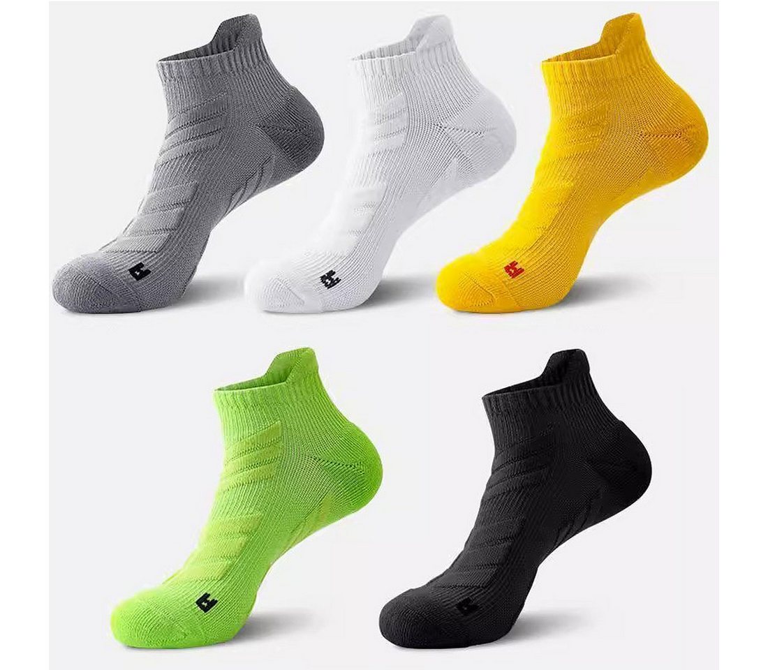 BOTERS Fußball Stutzenstrümpfe Herren-Fußball-Socken, Atmungsaktive Anti-Rutsch-Sport-Socken 5er-Set von BOTERS