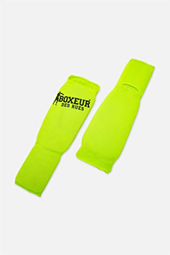 BOXEUR DES RUES - Kids' Sock Shinguard In Yellow, Unisex, S von BOXEUR DES RUES