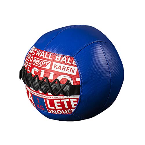 BOXPT Medizinball aus PVC, 1 kg, Blau von BOXPT equipment