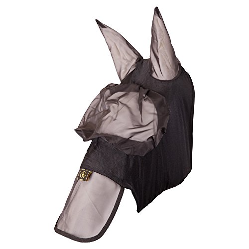BR Fliegenmaske mit Ohren, Farbe:schwarz, Groesse:L von BR