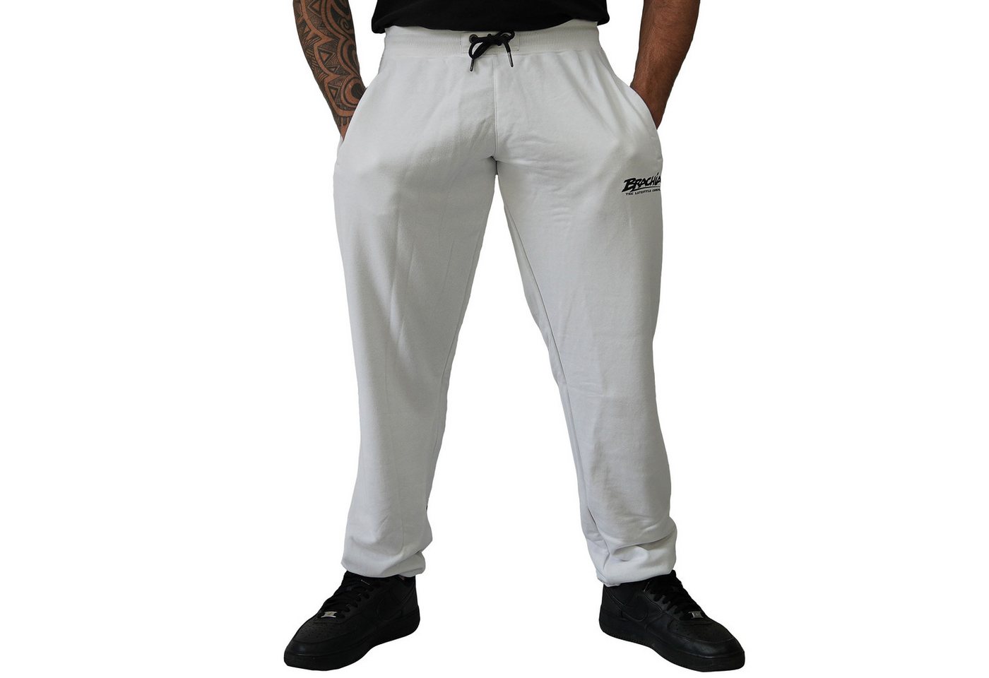 BRACHIAL THE LIFESTYLE COMPANY Sporthose Brachial Sporthose "Lightweight" weiß von BRACHIAL THE LIFESTYLE COMPANY