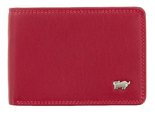 BRAUN BÜFFEL Damen Geldbörse aus echtem Leder Golf 2.0 - Portemonnaie für Frauen - 4 Kartenfächer - Rot von BRAUN BÜFFEL