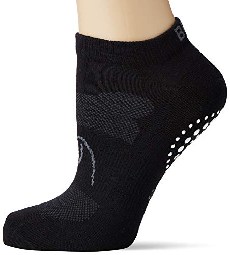 BRBL Socke Grip, atmungsaktiv, leichte Kompression für Erwachsene, Unisex, Schwarz, Medium von BRBL