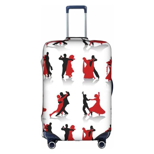 BREAUX Ballroom Dance Gepäckschutzhülle, Einheitsgröße, M, geeignet für Gepäck von 55,9 - 61 cm, Ballsaaltanz, M, Ballsaal-Tanz, M von BREAUX