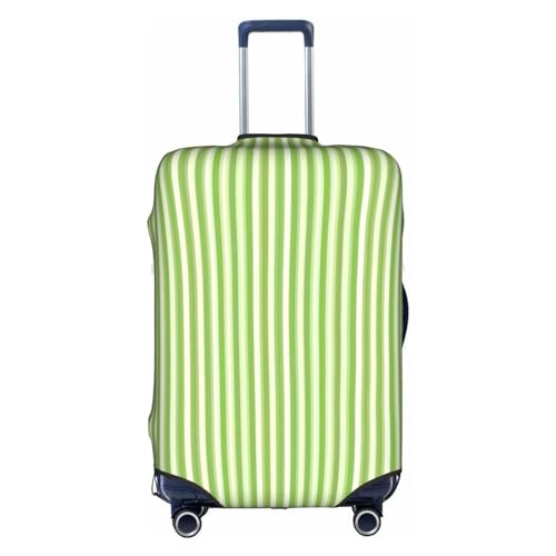 BREAUX Gepäckschutzhülle, klassisch, grün, gestreift, Einheitsgröße, L, geeignet für Gepäck von 66-71 cm, klassisch grün gestreift, L, Klassisch grün gestreift, L von BREAUX