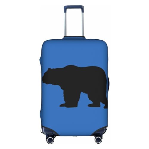 BREAUX Gepäckschutzhülle mit Bärenmuster, Einheitsgröße, XL, geeignet für Gepäck von 73,3 - 81,3 cm, Bär, XL, bär, XL von BREAUX