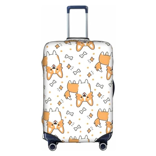 BREAUX Gepäckschutzhülle mit Hundemotiv, Einheitsgröße, XL, geeignet für Gepäck von 73,3 - 81,3 cm, Hund, XL, hund, XL von BREAUX