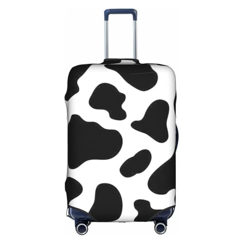 BREAUX Gepäckschutzhülle mit Kuh-Punktdruck, Einheitsgröße, XL, geeignet für Gepäck von 73,3 - 81,3 cm, Kuhfleckchen, XL, Kuhfleck, XL von BREAUX