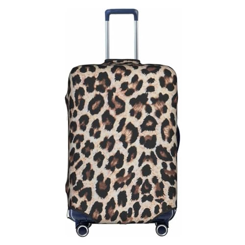 BREAUX Gepäckschutzhülle mit Leopardenmuster, Einheitsgröße, XL, geeignet für Gepäck von 73,3 - 81,3 cm, Leopardenmuster, XL, Leopardenmuster, XL von BREAUX