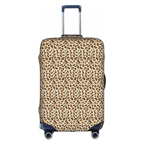 BREAUX Gepäckschutzhülle mit Tier-Leopardenmuster, Einheitsgröße, M, geeignet für Gepäck von 55,9-61 cm, Tier-Leopard, M, Animal Leopard, M von BREAUX