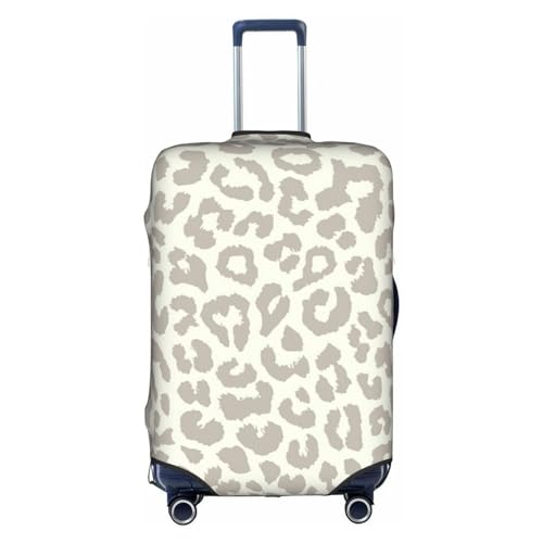 BREAUX Gepäckschutzhülle mit braunem Leopardenmuster, Einheitsgröße, M, geeignet für Gepäck von 55,9-61 cm, braunes Leopardenmuster, M, Braunes Leopardenmuster, M von BREAUX