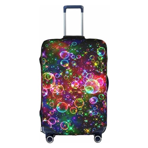 BREAUX Gepäckschutzhülle mit bunten Regenbogen-Sternen, Einheitsgröße, XL, geeignet für Gepäck von 73,5 - 81,3 cm, bunte Regenbogensterne, XL, Bunte Regenbogen-Sterne, XL von BREAUX