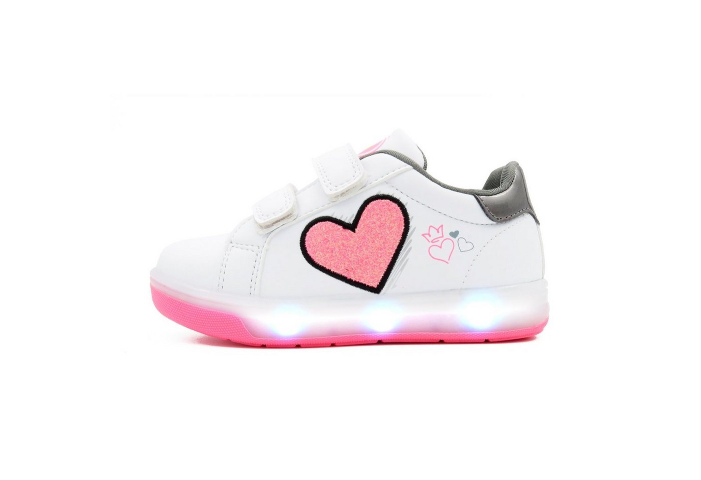 BREEZY LIGHT Breezy Sneaker 2196110 LED Sneaker mit Klettverschluss,atmungsaktive Material und LED von BREEZY LIGHT