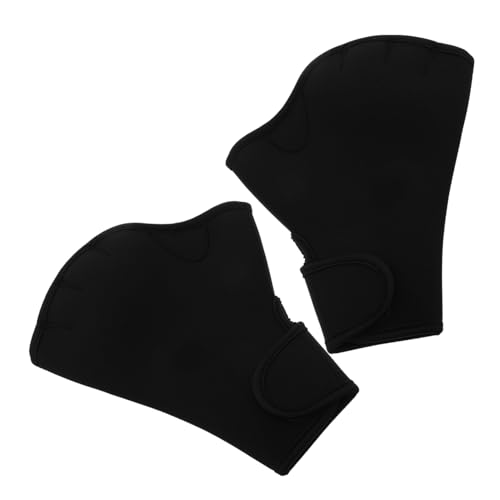 BRIGHTFUFU 1 Paar Tauchhandschuhe Multifunktionales Schwimmhandschutz Schwimmwasser Aerobic Handschuhe Pool Übung Fäustiger Wildschwimmzubehör von BRIGHTFUFU