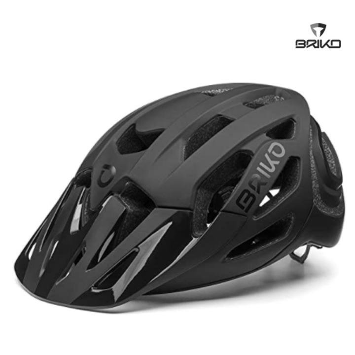 Briko - Sismic Helm Fahrradhelm, schwarz von BRIKO