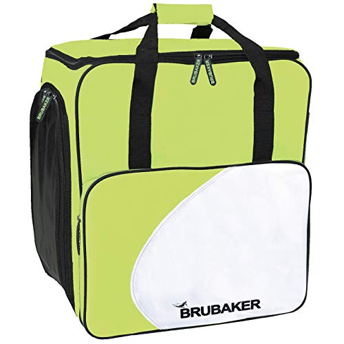 BRUBAKER 'Lake Placid' Skischuhtasche mit Rucksackfunktion Grün von BRUBAKER