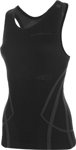 BRUBECK Damen ärmelloses Träger Hemd Tanktop, Top, Shirt, Farbe:schwarz;Größe:L von BRUBECK