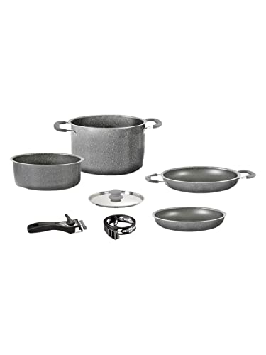 BRUNNER Alu-Topfset Gourmet Rock 6+1 von BRUNNER