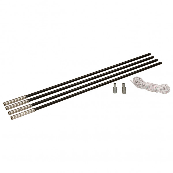 Brunner - Pole Kit - Reparaturset Gr 4 x 65 cm - Ø 8,5 mm;4 x 75 cm - Ø 11,0 mm;4 x 75 cm - Ø 12,7 mm;4 x 75 cm - Ø 9,5 mm schwarz von BRUNNER