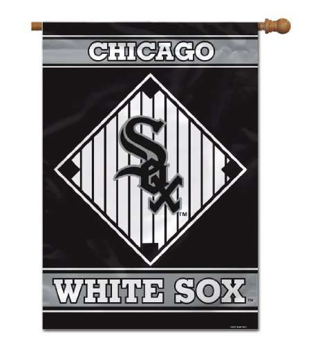 Fremont Die Unisex-Erwachsene White Sox Hausflagge einseitig 64604, Mehrfarbig/Meereswellen (Ocean Tides), 28 x 40-Inch von Fremont Die