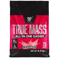 True Mass All In One Weight Gainer - 4200g - Strawberry von BSN