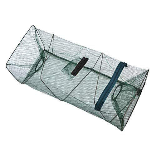 BSTCAR Krebsreuse 54x25x25cm, Shrimp Catcher Tragbar Einziehbar Fischreuse Kescher Angeln von BSTCAR