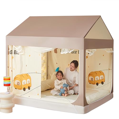 BTAISYDE Pop-up-Moskitonetz-Zeltdach für Betten, mit Vollständig Geschlossenem Netzboden, Faltbares Tragbares Design für Baby-Erwachsenen-Reise,E,1.8M von BTAISYDE