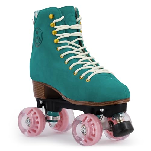 BTFL Pro Roller Skates for Women & Men with Height Adjustable stoppers - Ideal for Rink, Artistic and Rhythmic Skating (Liam, US Women´s: 07 / US Men´s: 5,5) von BTFL